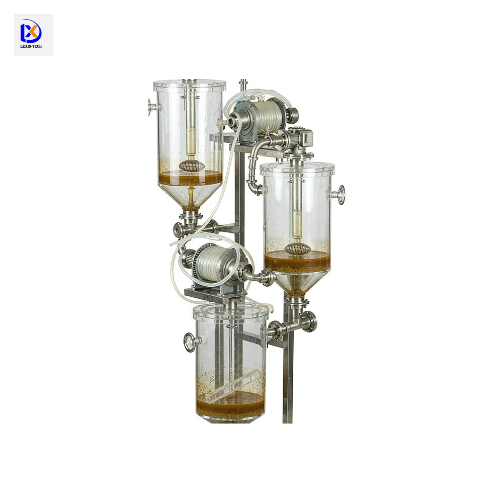 Bench-Scale Counter-Current Decantation (CCD) Wash Unit