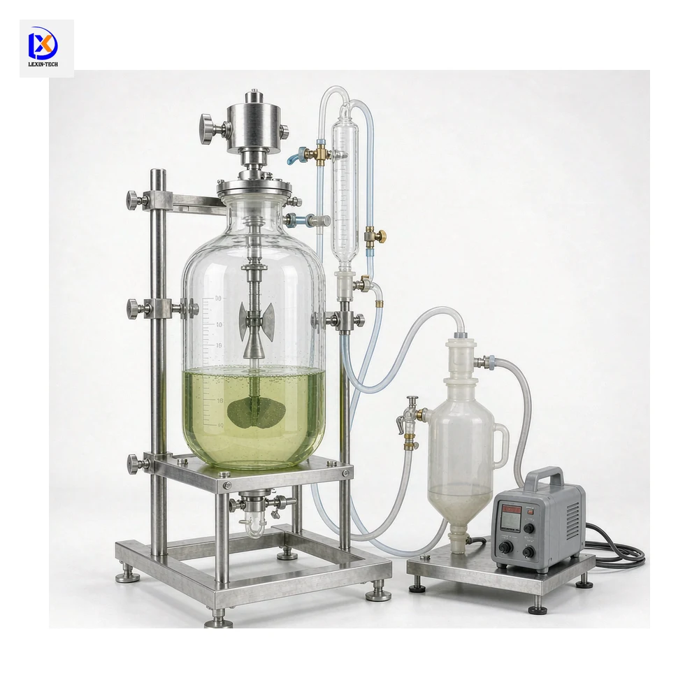 Lab-Scale Agitated Leaching and Solid-Liquid Separation Unit