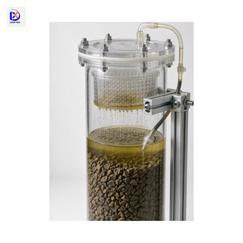 Lab-Scale Column Percolation Leaching Unit