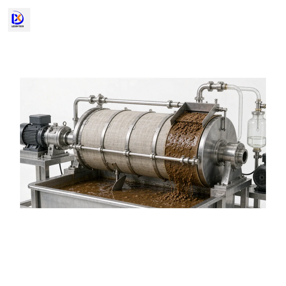 Lab-Scale Rotary Drum Vacuum Filter