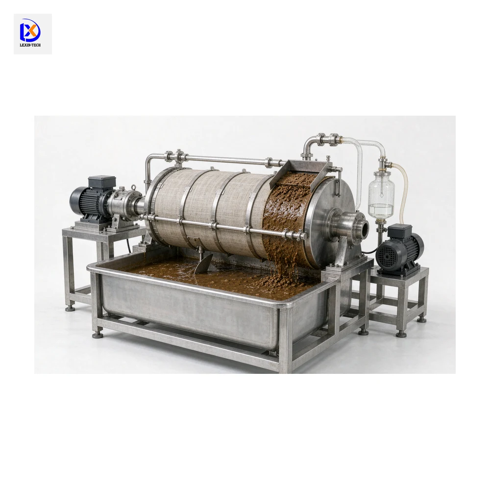 Lab-Scale Rotary Drum Vacuum Filter