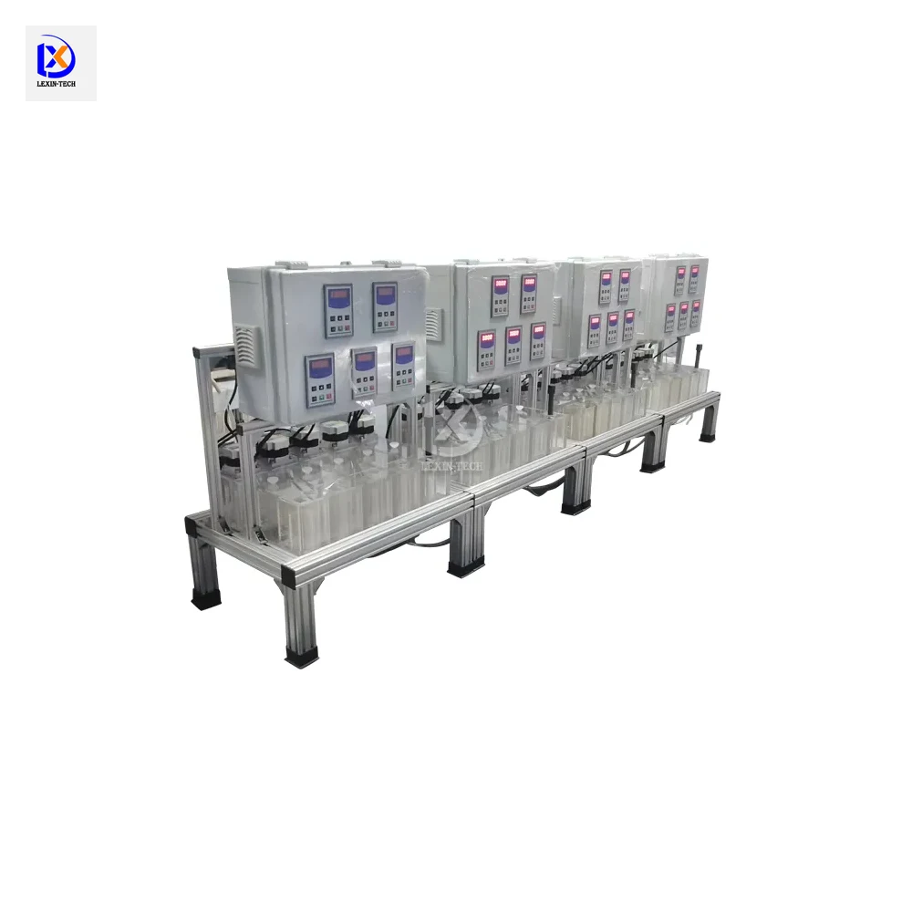Pilot-Scale Four-Stage Mixer-Settler Cascade (with Interstage Pumps)