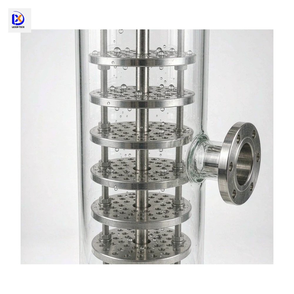 Pilot-Scale Pulsed Sieve-Plate Extraction Column