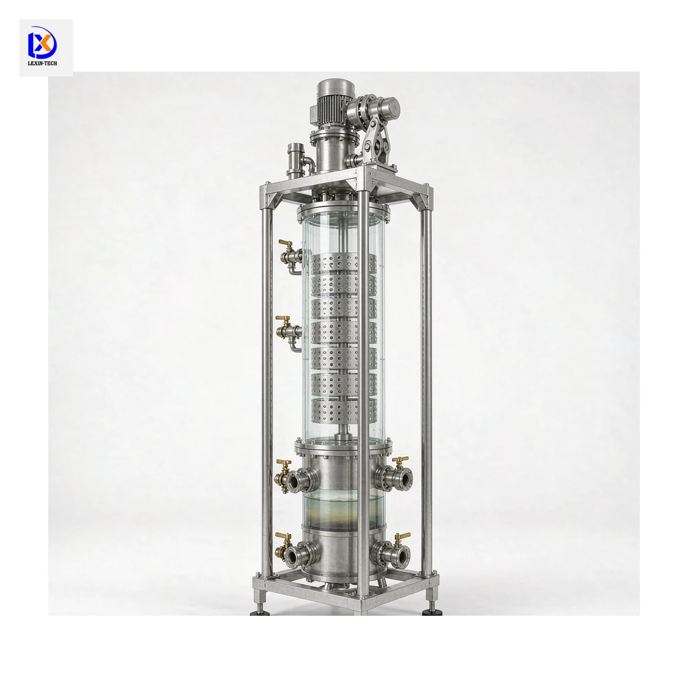 Pilot-Scale Reciprocating-Plate Extraction Column